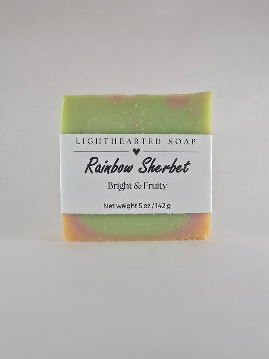 Rainbow Sherbet Soap