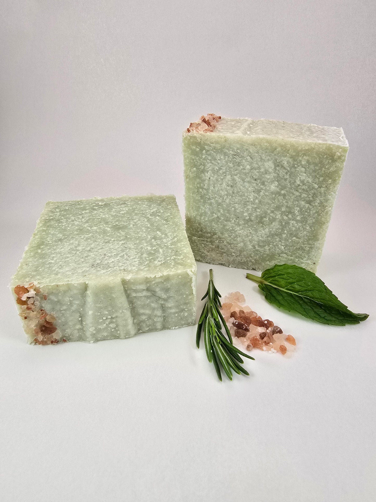 Rosemary Mint Salt Spa Soap
